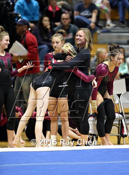 Thumbnail 1 in CHSAA 5A Gymnastics Championships (Day 1 First Half) photogallery.