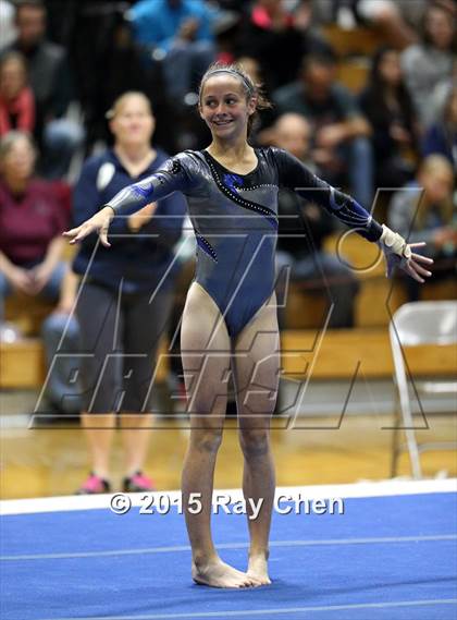 Thumbnail 3 in CHSAA 5A Gymnastics Championships (Day 1 First Half) photogallery.