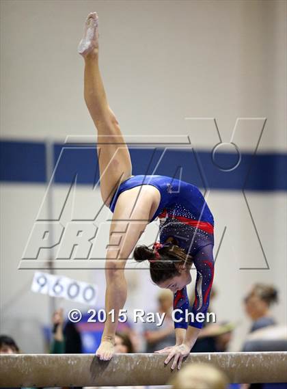Thumbnail 2 in CHSAA 5A Gymnastics Championships (Day 1 First Half) photogallery.