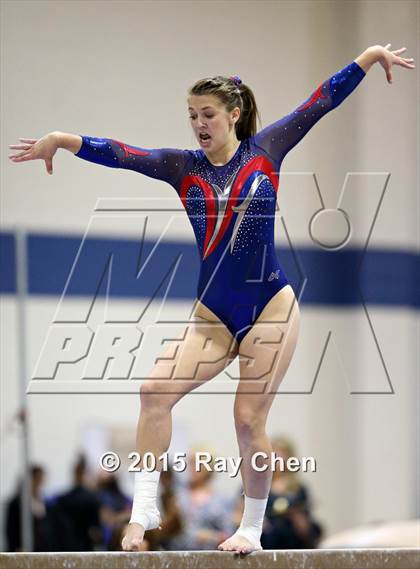 Thumbnail 3 in CHSAA 5A Gymnastics Championships (Day 1 First Half) photogallery.