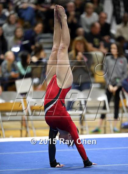 Thumbnail 1 in CHSAA 5A Gymnastics Championships (Day 1 First Half) photogallery.