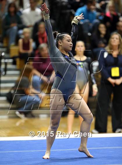 Thumbnail 3 in CHSAA 5A Gymnastics Championships (Day 1 First Half) photogallery.