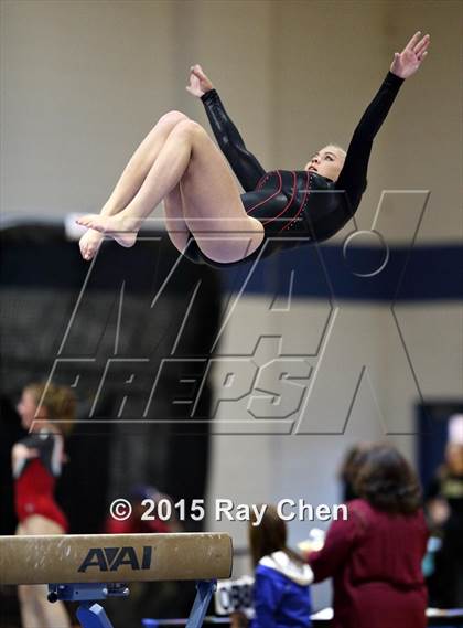 Thumbnail 3 in CHSAA 5A Gymnastics Championships (Day 1 First Half) photogallery.