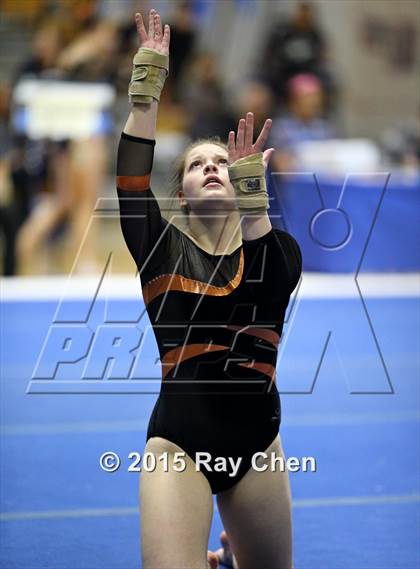 Thumbnail 3 in CHSAA 5A Gymnastics Championships (Day 1 First Half) photogallery.