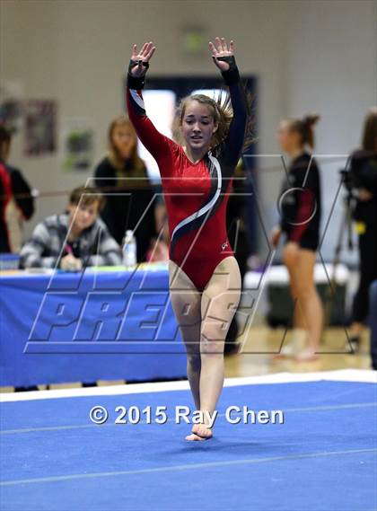 Thumbnail 3 in CHSAA 5A Gymnastics Championships (Day 1 First Half) photogallery.
