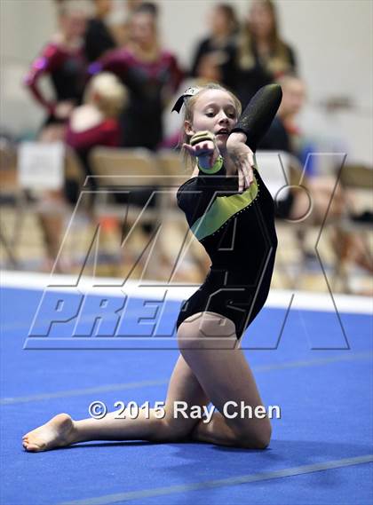 Thumbnail 3 in CHSAA 5A Gymnastics Championships (Day 1 First Half) photogallery.