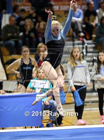 Thumbnail 2 in CHSAA 5A Gymnastics Championships (Day 1 First Half) photogallery.