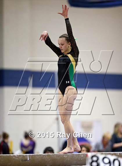 Thumbnail 2 in CHSAA 5A Gymnastics Championships (Day 1 First Half) photogallery.