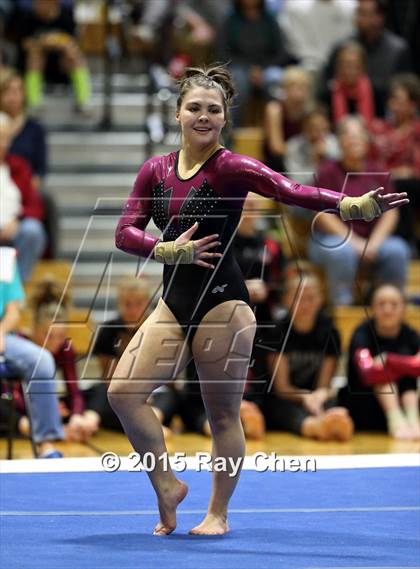 Thumbnail 2 in CHSAA 5A Gymnastics Championships (Day 1 First Half) photogallery.