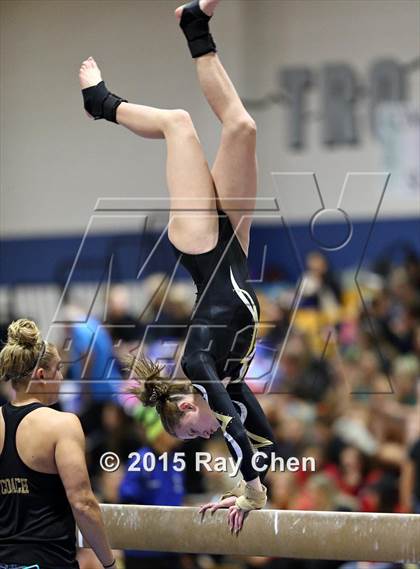 Thumbnail 3 in CHSAA 5A Gymnastics Championships (Day 1 First Half) photogallery.