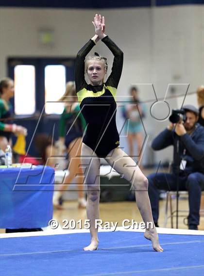 Thumbnail 3 in CHSAA 5A Gymnastics Championships (Day 1 First Half) photogallery.