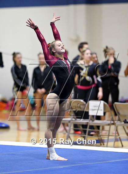 Thumbnail 3 in CHSAA 5A Gymnastics Championships (Day 1 First Half) photogallery.