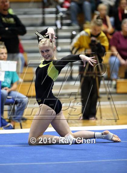 Thumbnail 3 in CHSAA 5A Gymnastics Championships (Day 1 First Half) photogallery.