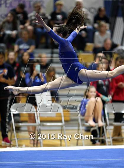 Thumbnail 1 in CHSAA 5A Gymnastics Championships (Day 1 First Half) photogallery.