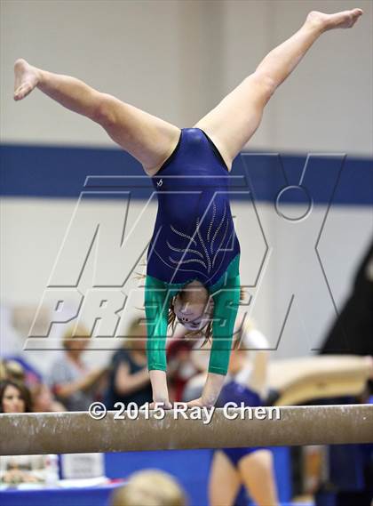 Thumbnail 2 in CHSAA 5A Gymnastics Championships (Day 1 First Half) photogallery.