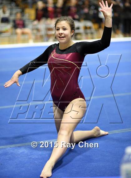 Thumbnail 3 in CHSAA 5A Gymnastics Championships (Day 1 First Half) photogallery.