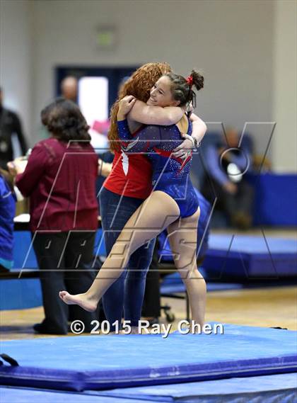 Thumbnail 1 in CHSAA 5A Gymnastics Championships (Day 1 First Half) photogallery.