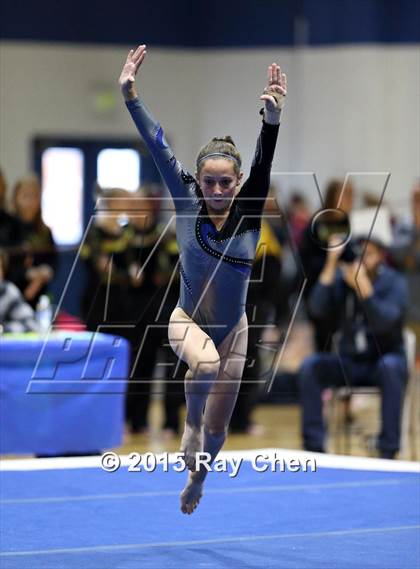 Thumbnail 2 in CHSAA 5A Gymnastics Championships (Day 1 First Half) photogallery.