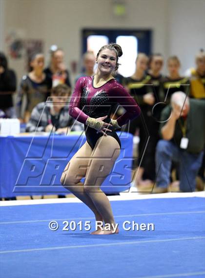 Thumbnail 3 in CHSAA 5A Gymnastics Championships (Day 1 First Half) photogallery.
