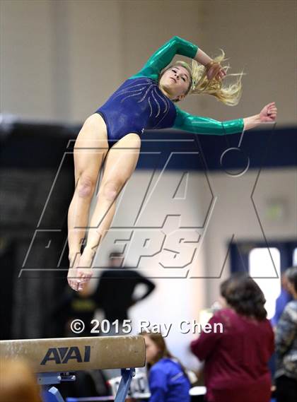 Thumbnail 2 in CHSAA 5A Gymnastics Championships (Day 1 First Half) photogallery.