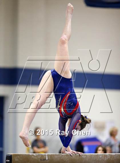 Thumbnail 1 in CHSAA 5A Gymnastics Championships (Day 1 First Half) photogallery.