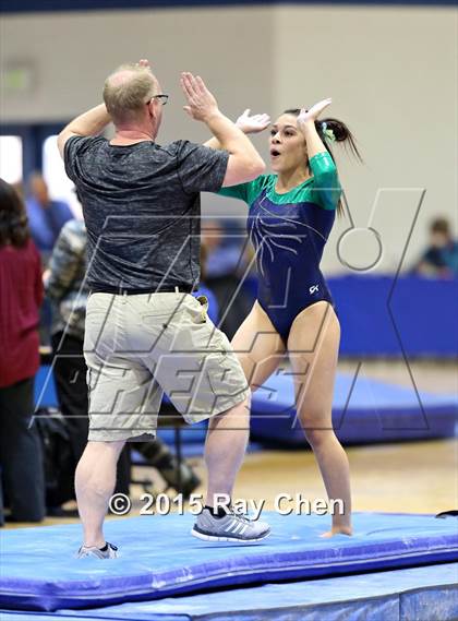 Thumbnail 3 in CHSAA 5A Gymnastics Championships (Day 1 First Half) photogallery.