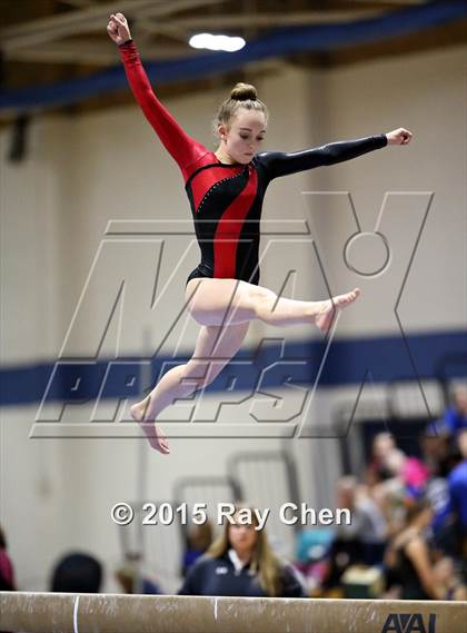 Thumbnail 3 in CHSAA 5A Gymnastics Championships (Day 1 First Half) photogallery.
