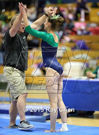 Thumbnail 2 in CHSAA 5A Gymnastics Championships (Day 1 First Half) photogallery.