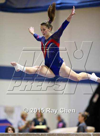 Thumbnail 1 in CHSAA 5A Gymnastics Championships (Day 1 First Half) photogallery.