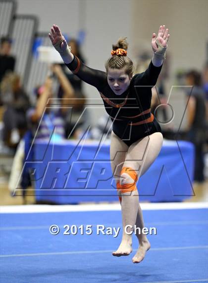 Thumbnail 2 in CHSAA 5A Gymnastics Championships (Day 1 First Half) photogallery.