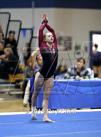 Thumbnail 1 in CHSAA 5A Gymnastics Championships (Day 1 First Half) photogallery.