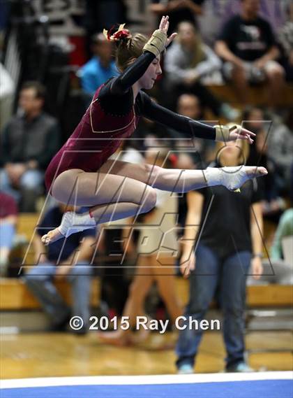 Thumbnail 3 in CHSAA 5A Gymnastics Championships (Day 1 First Half) photogallery.