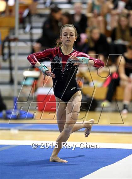 Thumbnail 2 in CHSAA 5A Gymnastics Championships (Day 1 First Half) photogallery.