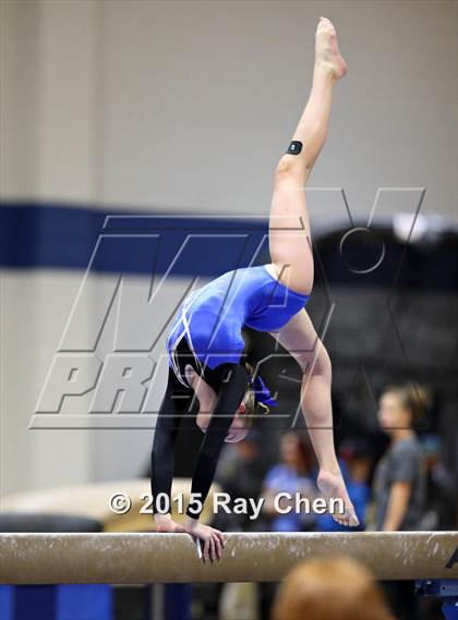 Thumbnail 2 in CHSAA 5A Gymnastics Championships (Day 1 First Half) photogallery.