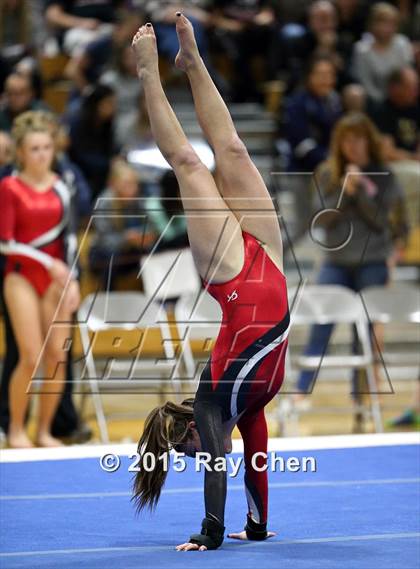 Thumbnail 3 in CHSAA 5A Gymnastics Championships (Day 1 First Half) photogallery.