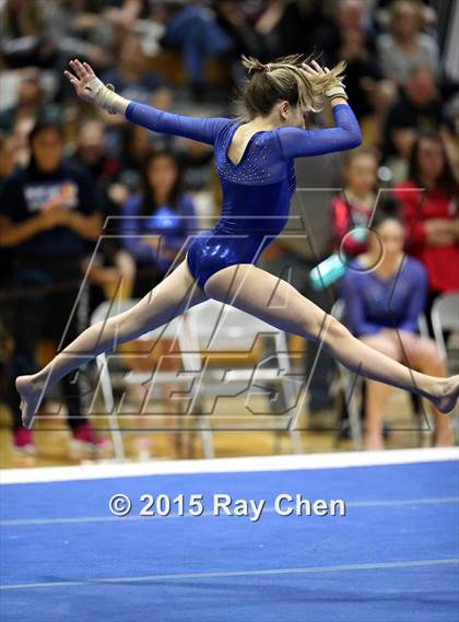 Thumbnail 1 in CHSAA 5A Gymnastics Championships (Day 1 First Half) photogallery.