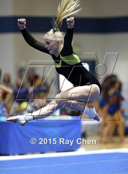 Thumbnail 3 in CHSAA 5A Gymnastics Championships (Day 1 First Half) photogallery.