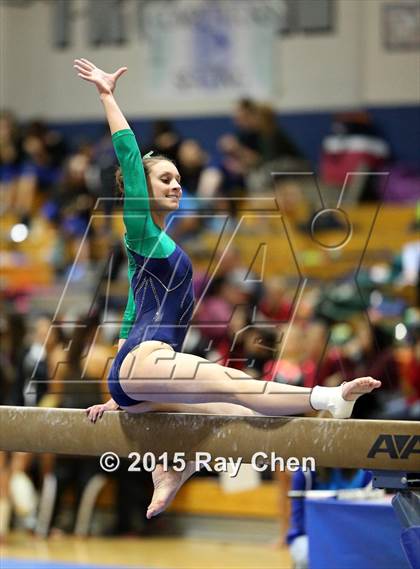 Thumbnail 2 in CHSAA 5A Gymnastics Championships (Day 1 First Half) photogallery.
