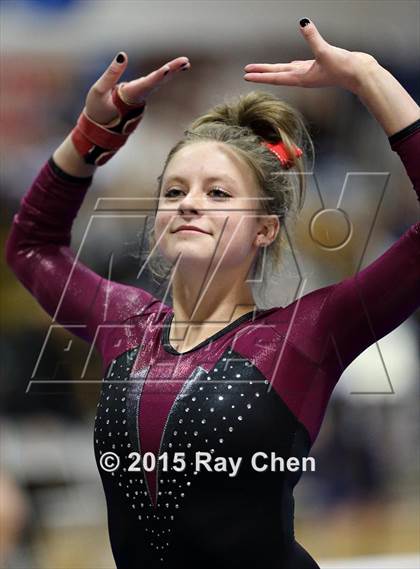 Thumbnail 2 in CHSAA 5A Gymnastics Championships (Day 1 First Half) photogallery.