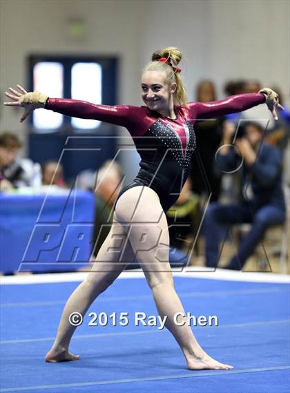 Thumbnail 2 in CHSAA 5A Gymnastics Championships (Day 1 First Half) photogallery.