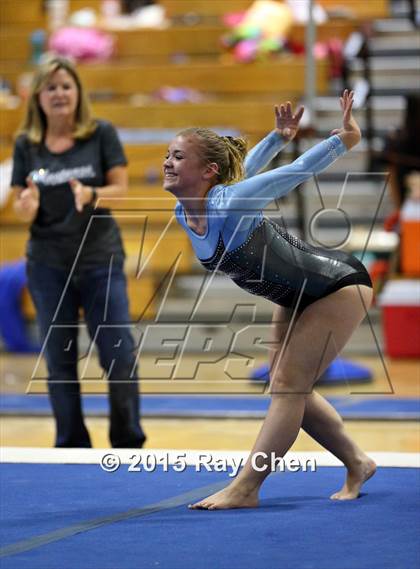 Thumbnail 2 in CHSAA 5A Gymnastics Championships (Day 1 First Half) photogallery.