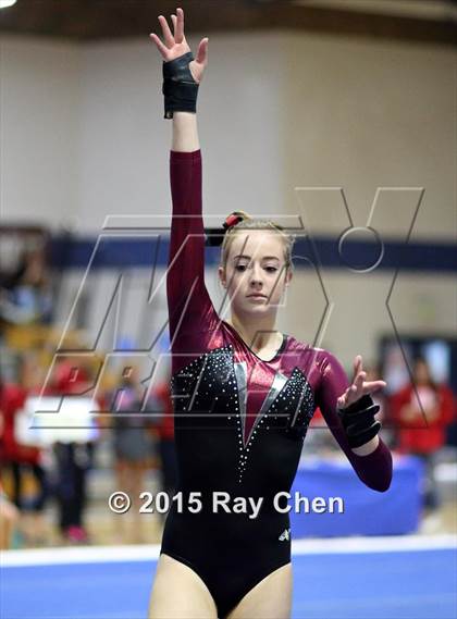 Thumbnail 3 in CHSAA 5A Gymnastics Championships (Day 1 First Half) photogallery.