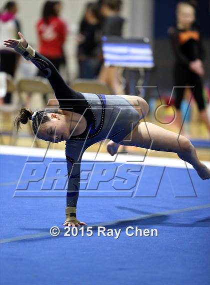 Thumbnail 3 in CHSAA 5A Gymnastics Championships (Day 1 First Half) photogallery.