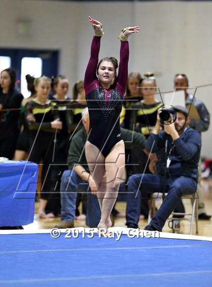 Thumbnail 1 in CHSAA 5A Gymnastics Championships (Day 1 First Half) photogallery.