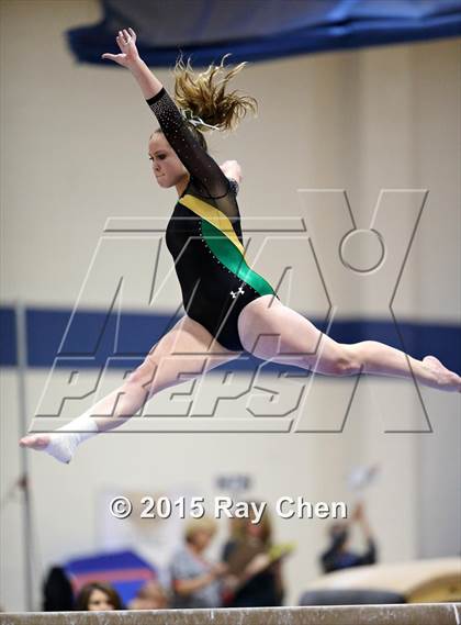 Thumbnail 2 in CHSAA 5A Gymnastics Championships (Day 1 First Half) photogallery.