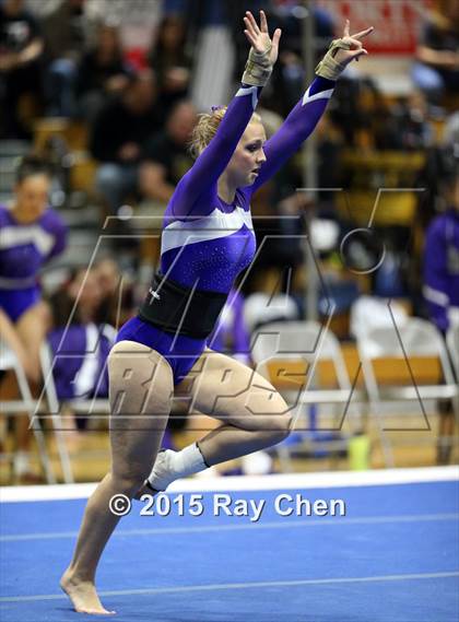Thumbnail 2 in CHSAA 5A Gymnastics Championships (Day 1 First Half) photogallery.
