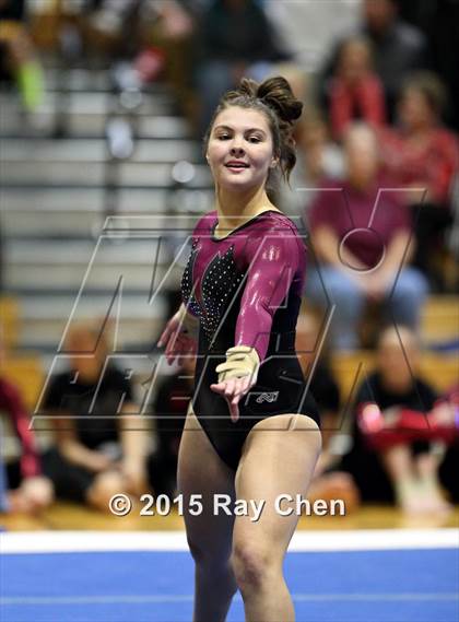 Thumbnail 3 in CHSAA 5A Gymnastics Championships (Day 1 First Half) photogallery.