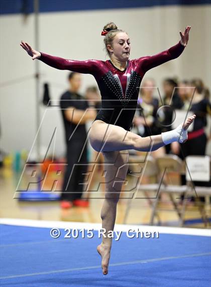 Thumbnail 3 in CHSAA 5A Gymnastics Championships (Day 1 First Half) photogallery.