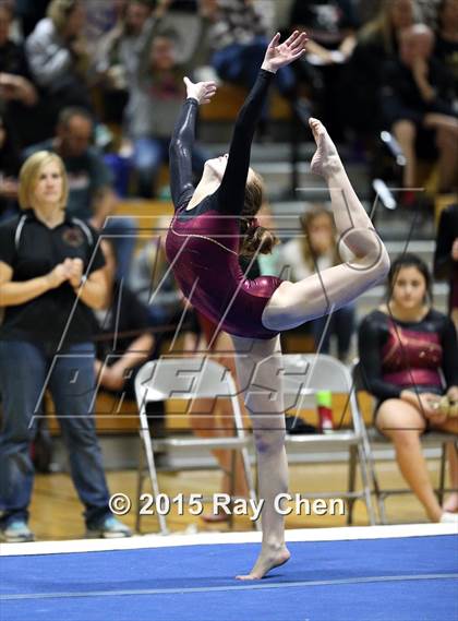 Thumbnail 1 in CHSAA 5A Gymnastics Championships (Day 1 First Half) photogallery.