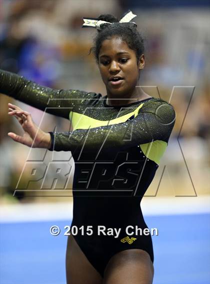 Thumbnail 2 in CHSAA 5A Gymnastics Championships (Day 1 First Half) photogallery.